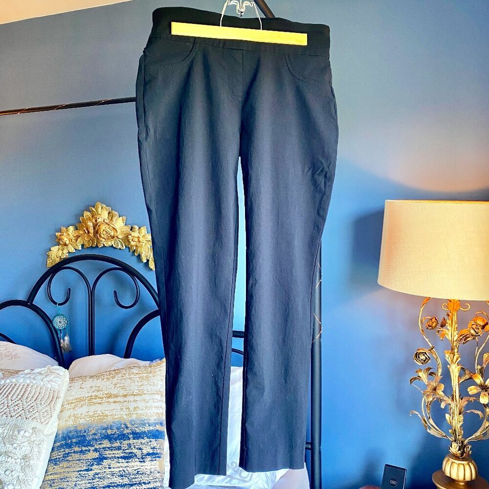 Ruby Rd Stretchy Black Ankle Pants